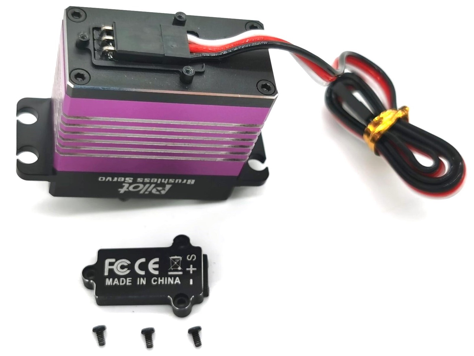 Digital Servo PW48AH, HV/MG, 93gr, 48kg Stellkraft, Pilot-RC mit 170cm Kabel – Bild 5