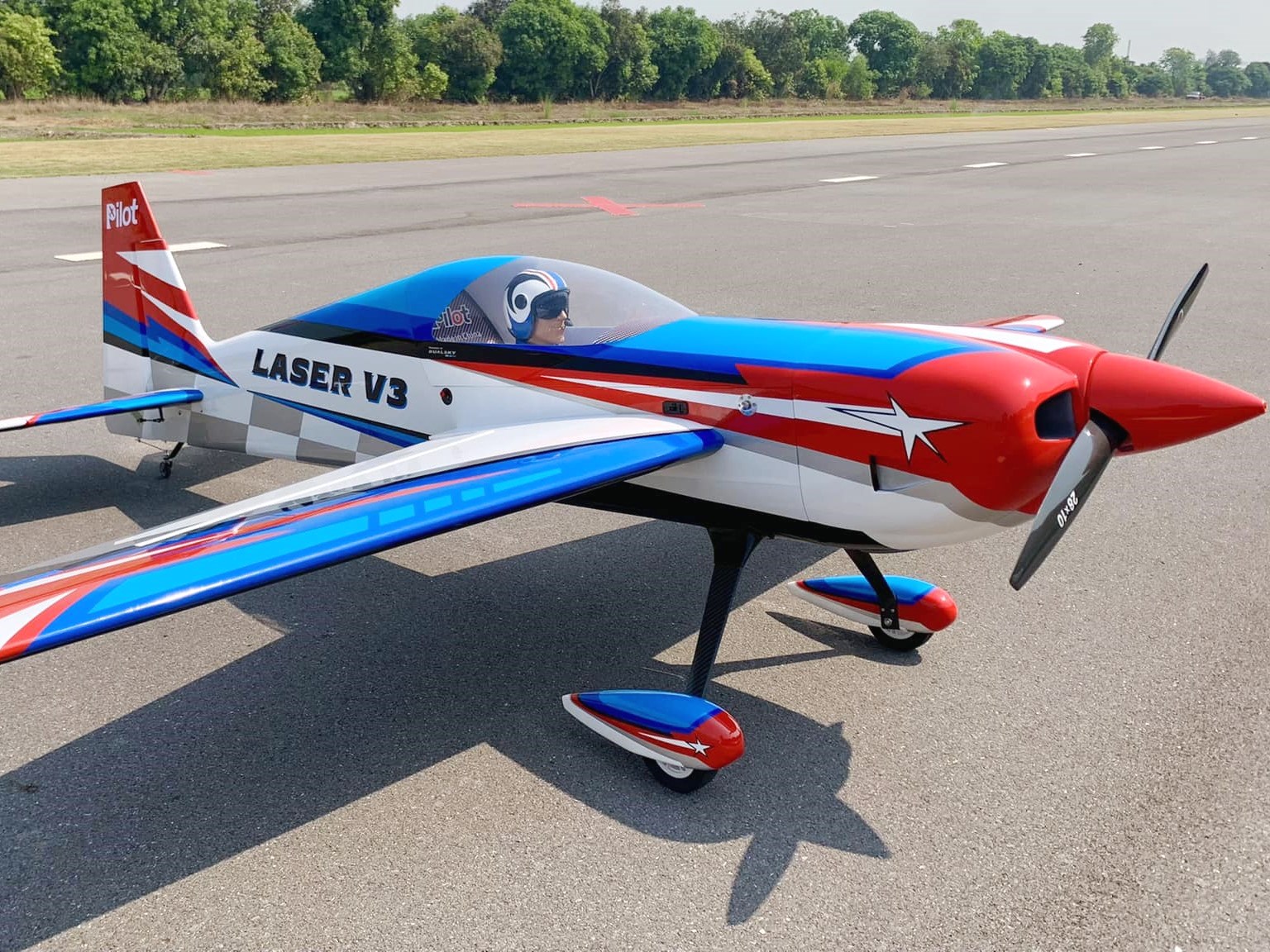 Laser 103 V3, 80-120ccm, Spw 2610mm, ARF-Set, PILOT-RC – Bild 6