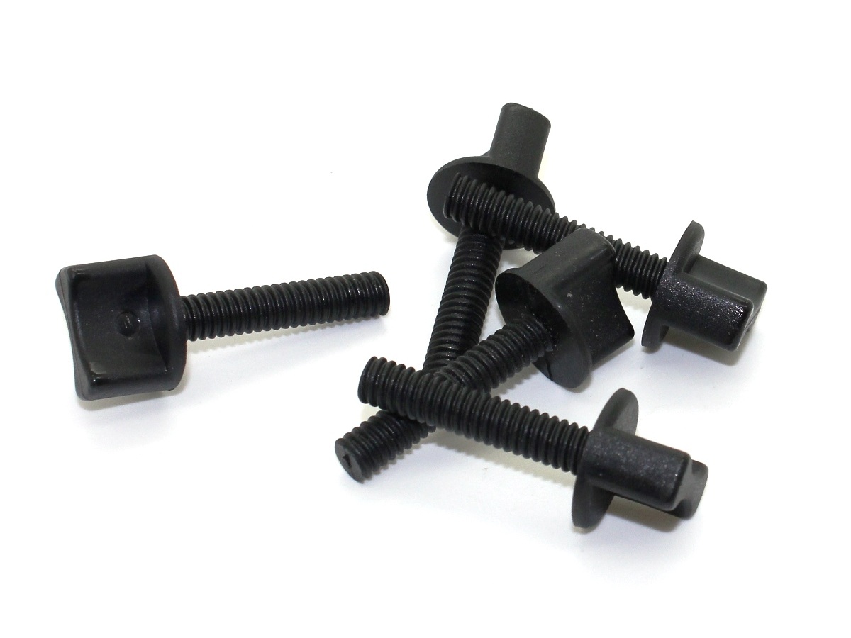 Flächen -/ Flügelbefestigungsschrauben-Set M6x30 - Plastik - 5er-Set - Pilot-RC