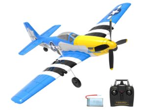 P-51D Mustang, Spw 400mm, RTF Komplett Set mit Gyro von Volantex