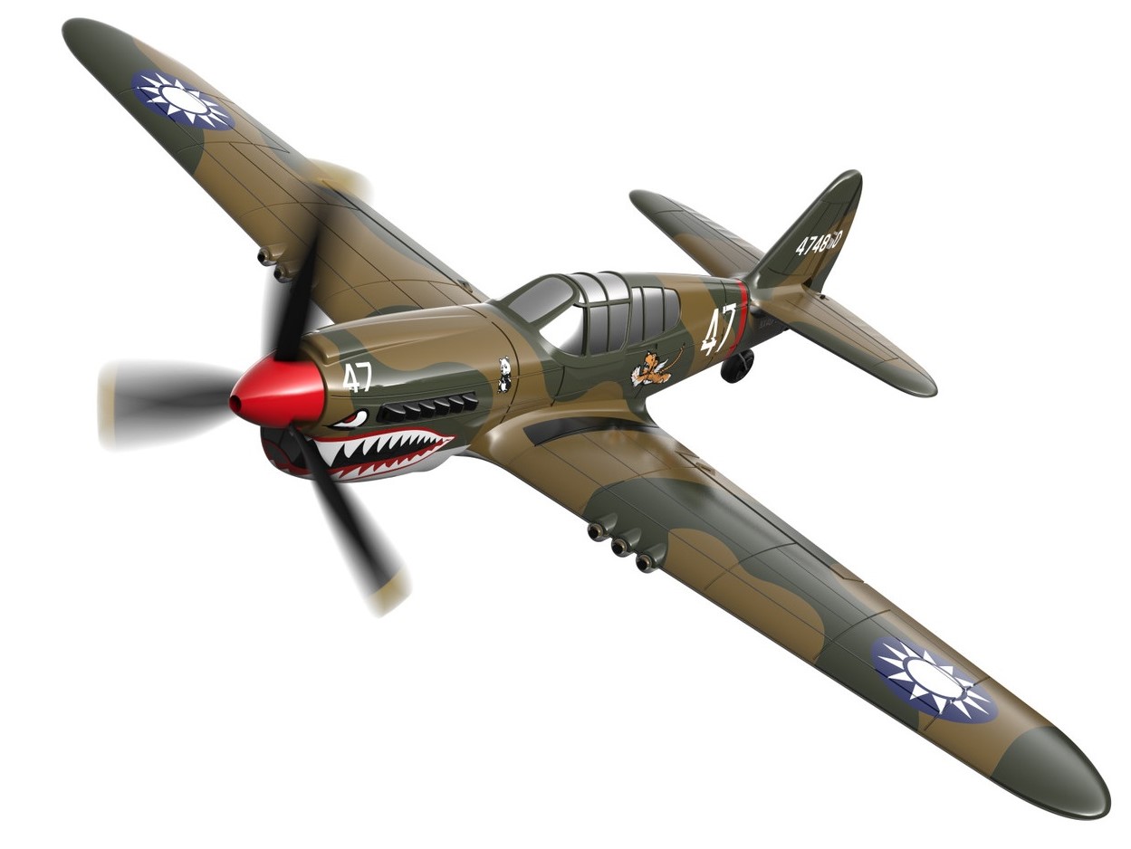 P40 Warhawk, Spw 400mm, RTF Komplett Set mit Gyro von Volantex – Bild 2