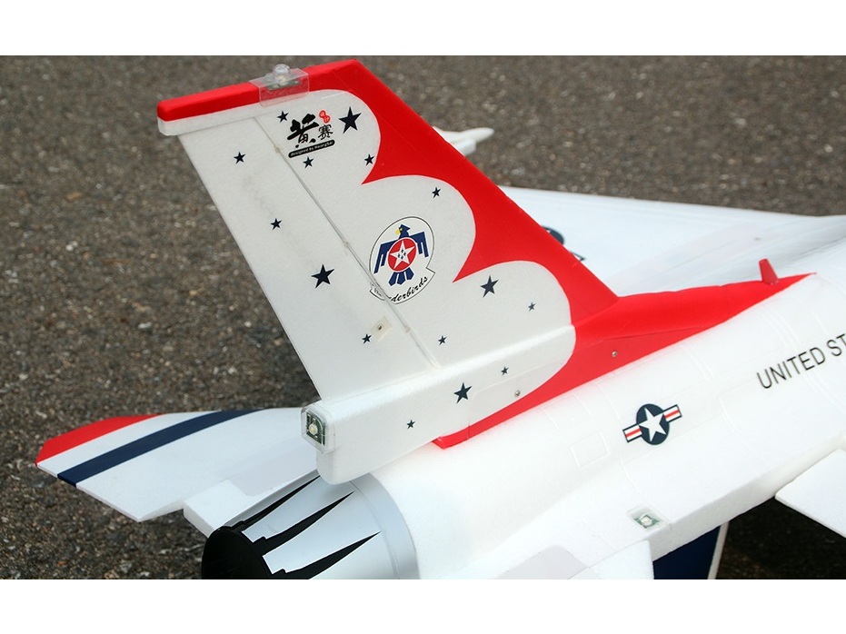 Falcon F-16 Thunderbird V2, Spw 1245mm, PNP-Set, Ready for Turbine, HSDJETS – Bild 6
