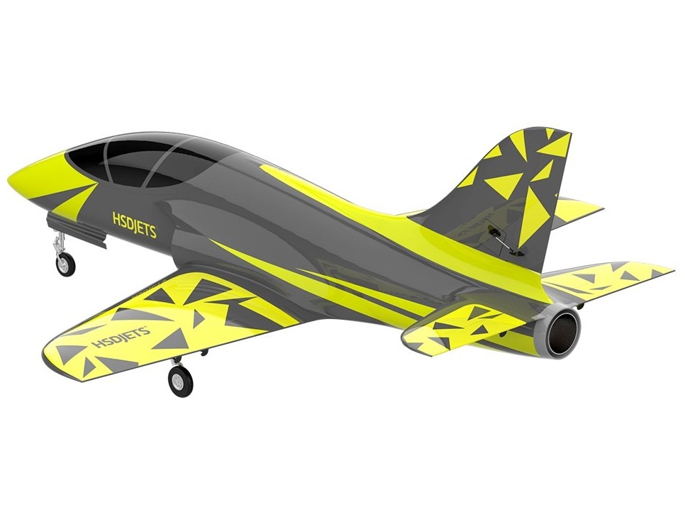 Full Composite Super Viper TurboJET, Spw 1800mm, PNP Ready for Turbine, HSDJETS – Bild 2