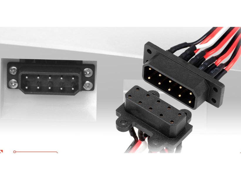 Servo Flächenverbindungskabel für 2 Servos und 3x Strom, Super Viper V3, HSD – Bild 2