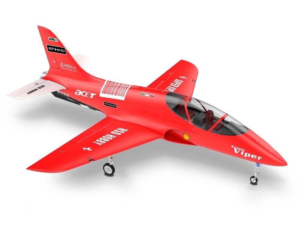 Turbo Super Viper Red-Race V3, Spw 1500mm, ready for Turbine, PNP-Set, HSDJETS