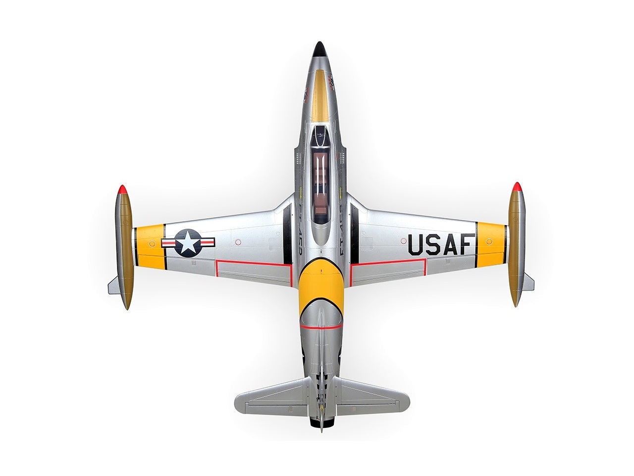 Turbo T-33 Yellow Ribbon, Spw 2018mm, ARF-Set, HSDJETS – Bild 2