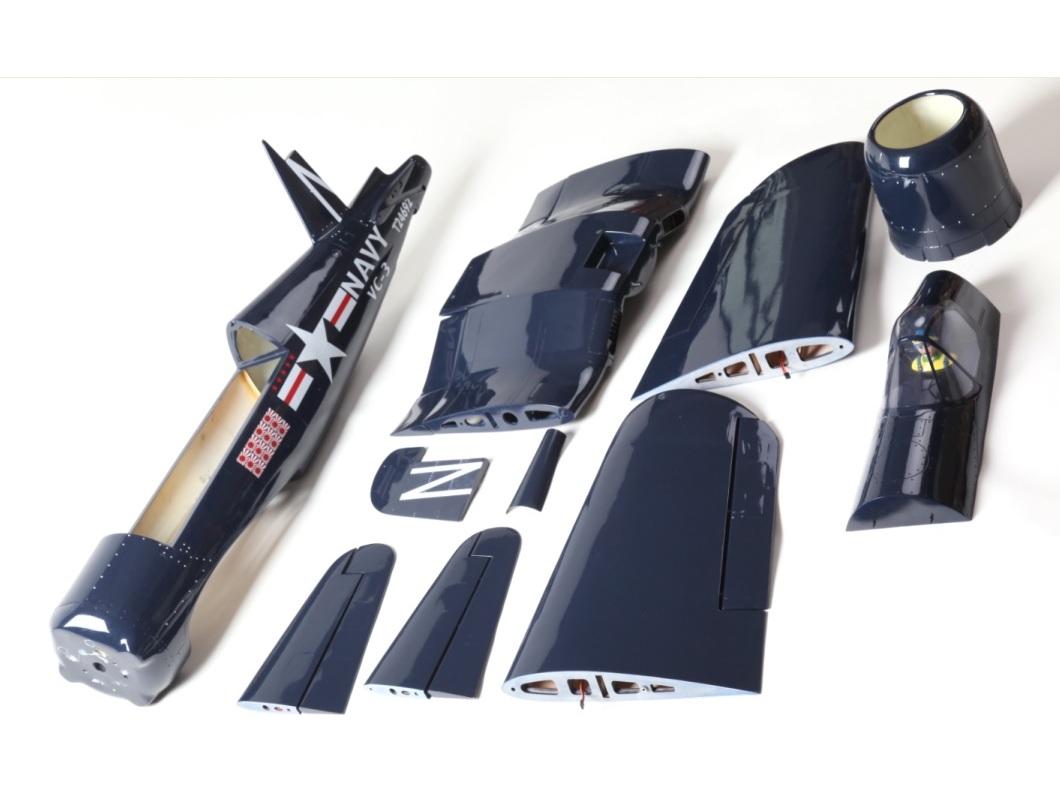 Corsair F4U 5NL, Spw 1880mm, ARF-Set, FlyFly / ESM – Bild 2