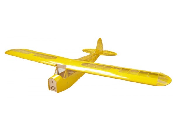 Real-Kit - Piper J3, Spw 1180mm - KIT-Bausatz aus Balsaholz – Bild 5