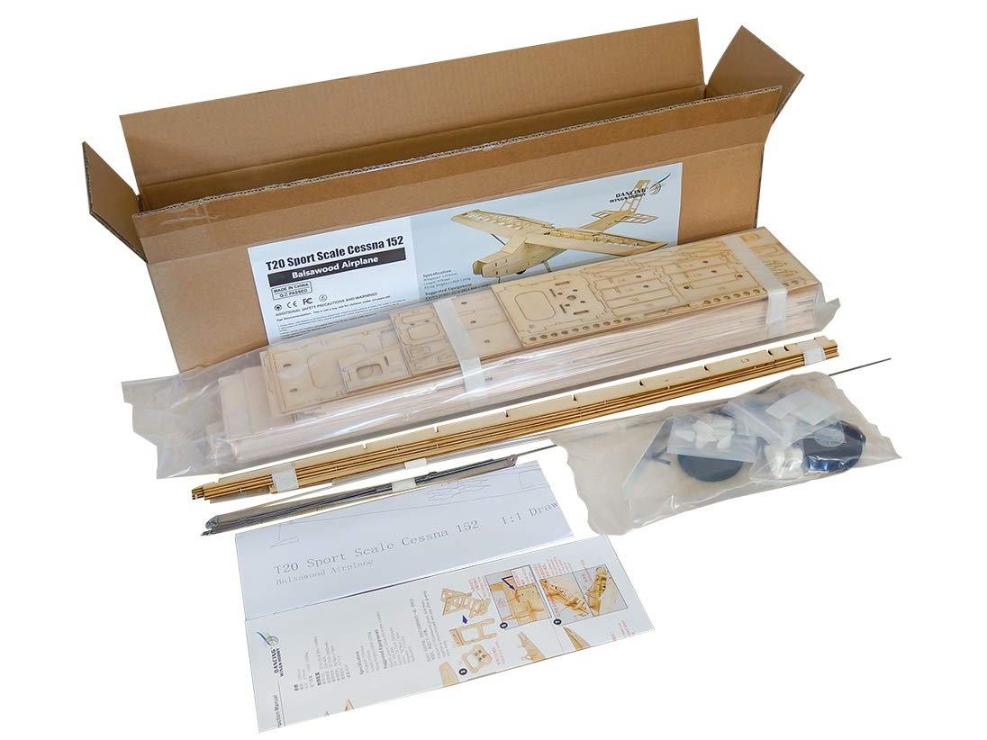 Real-Kit - T20 Cessna 152, Spw 1200mm - KIT-Bausatz aus Balsaholz – Bild 4