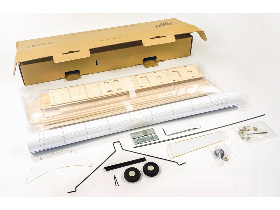 Real-Kit - Cute Girl - Retro Trainer, Spw 1150mm - KIT-Bausatz aus Balsaholz – Bild 4