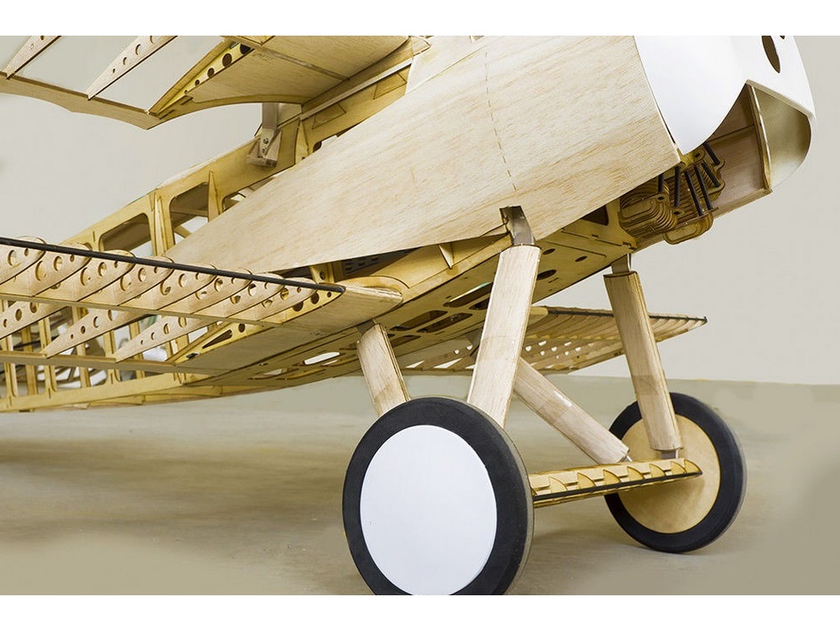 Real-Kit - Fokker-DR1 - EP/GP, Spw 1540mm, KIT-Bausatz aus Balsaholz – Bild 4