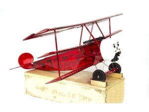 Real-Kit - Fokker-DR.I, Spw 770mm, KIT-Bausatz aus Balsaholz mit Folie