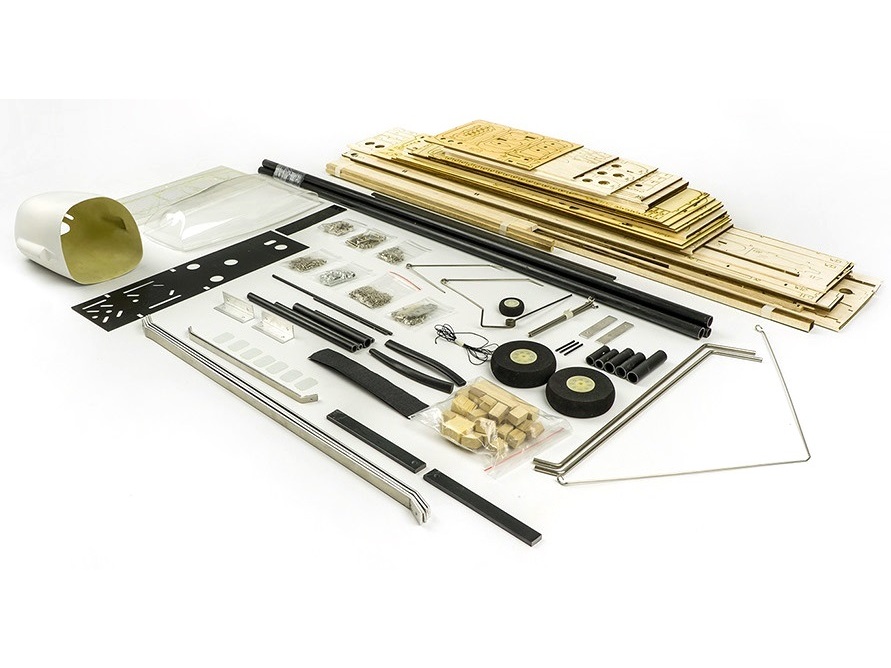 Real-Kit - Fieseler Storch Fi 156, Spw 1600mm - KIT-Bausatz aus Balsaholz – Bild 5