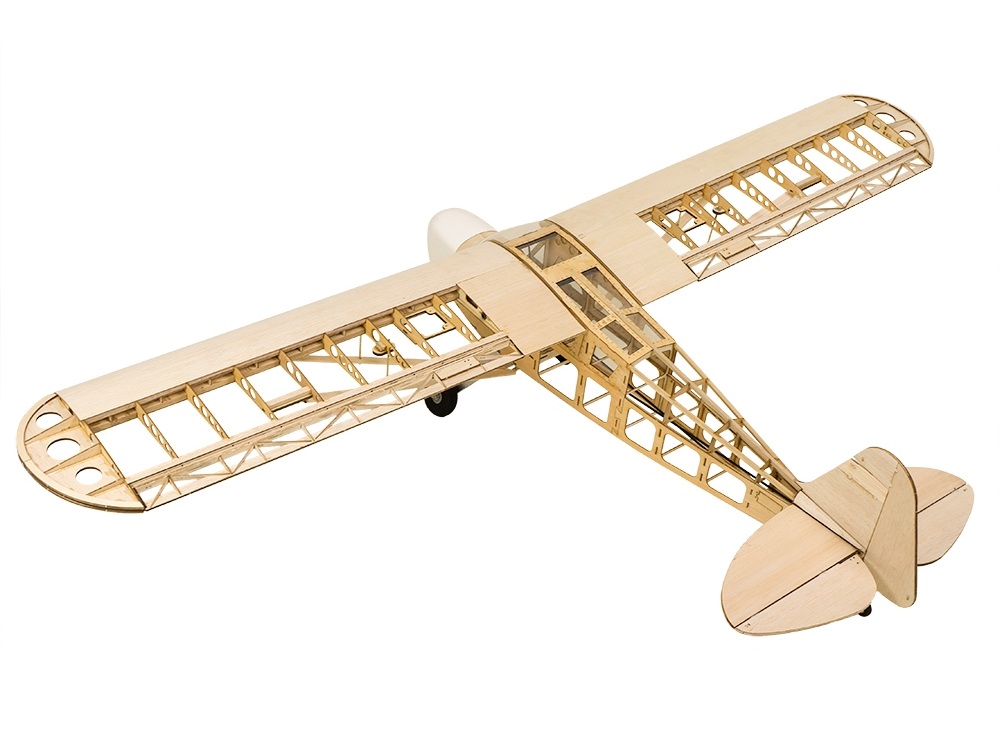 Real-Kit - Piper J3 CUB - V2, Spw 1800mm - KIT-Bausatz aus Balsaholz – Bild 2