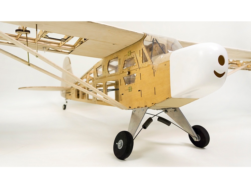Real-Kit - Piper J3 CUB - V2, Spw 1800mm - KIT-Bausatz aus Balsaholz – Bild 5