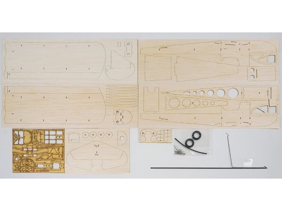 Real-Kit - Space Walker, Spw 460mm - KIT-Bausatz mit Motor aus Balsaholz – Bild 5