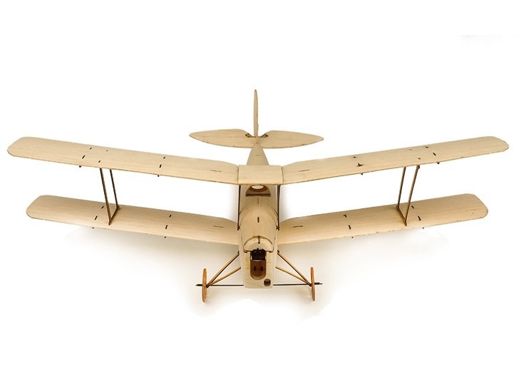 Real-Kit - Tiger Moth - elektro, Spw 400mm, KIT-Bausatz aus Balsaholz – Bild 3