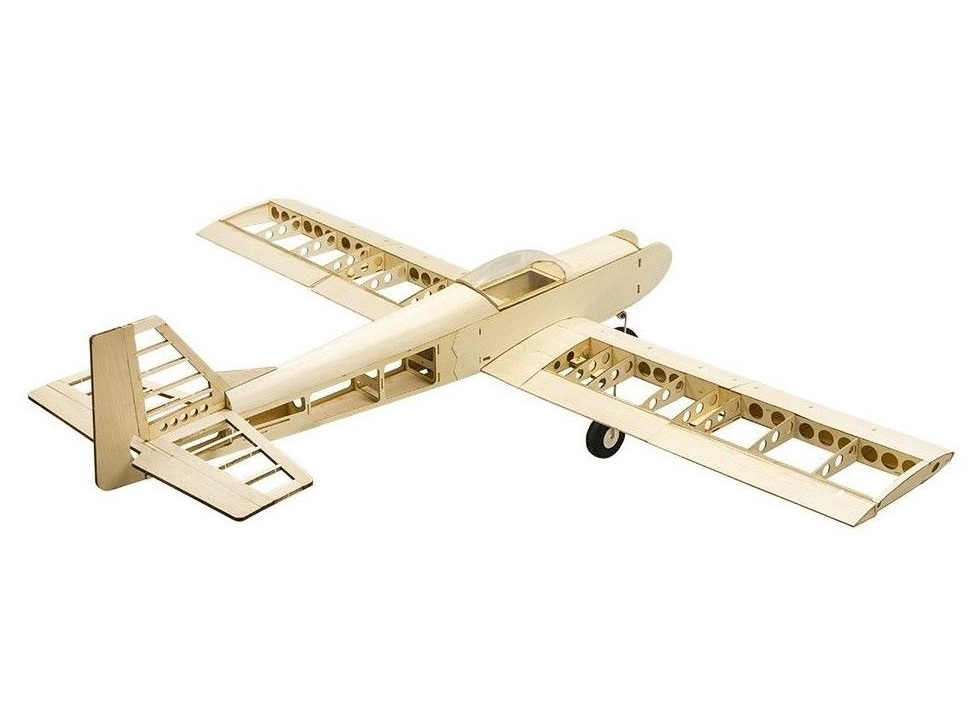 Real-Kit - Tiefdecker T-30, Spw 1400mm, KIT-Bausatz aus Balsaholz – Bild 3