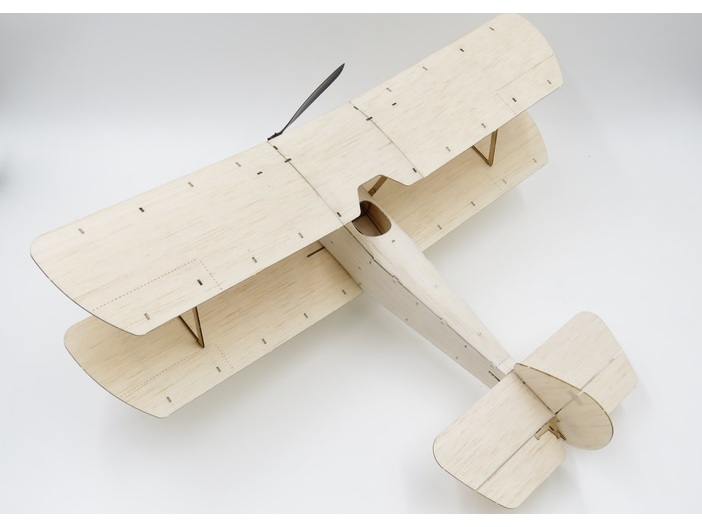 Real-Kit - Sopwith Pup, Spw 378mm - KIT-Bausatz mit Motor aus Balsaholz – Bild 2