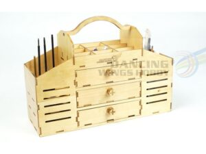 Real-Kit - Tool-Box / Werkzeugkiste - KIT-Bausatz aus Balsaholz