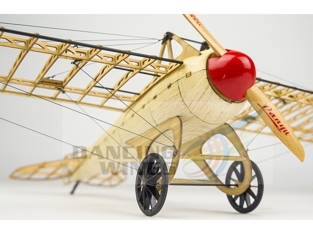 Real-Kit Standmodell: Deperdussin Monocoque, Spw 500mm KIT-Bausatz aus Balsaholz – Bild 4