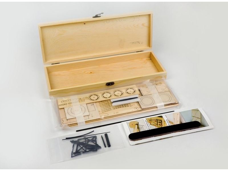 Real-Kit Standmodell: Fokker-DR 1, Spw 400mm - KIT-Bausatz aus Balsaholz – Bild 4