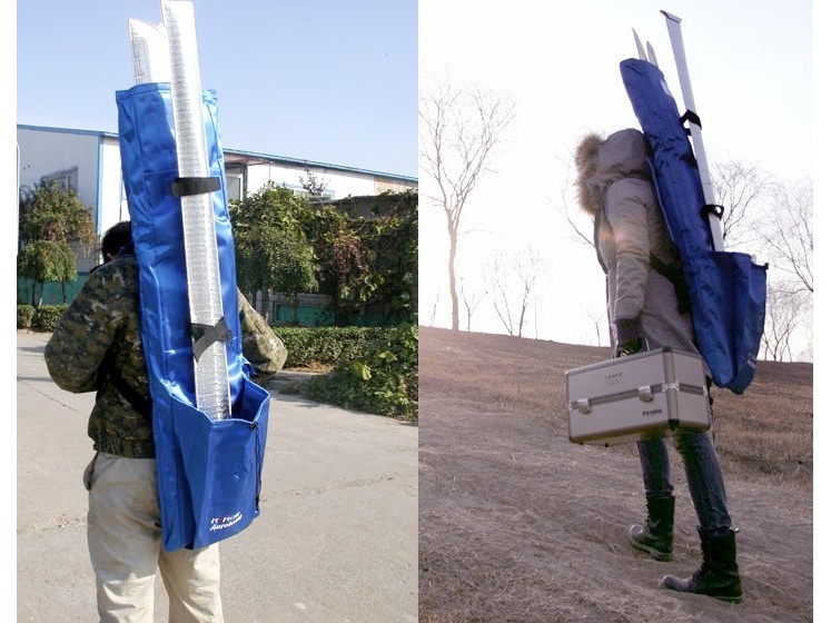 Rucksack / Tragetasche in BLAU für Segler / Segelflieger von RCRCM