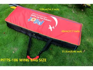 Tragetasche für Tragflächen / Flügeltasche zu Pitts Challenger 150ccm, Pilot-RC