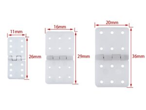 Ruderscharniere 11x26mm  Set a 10 Stück
