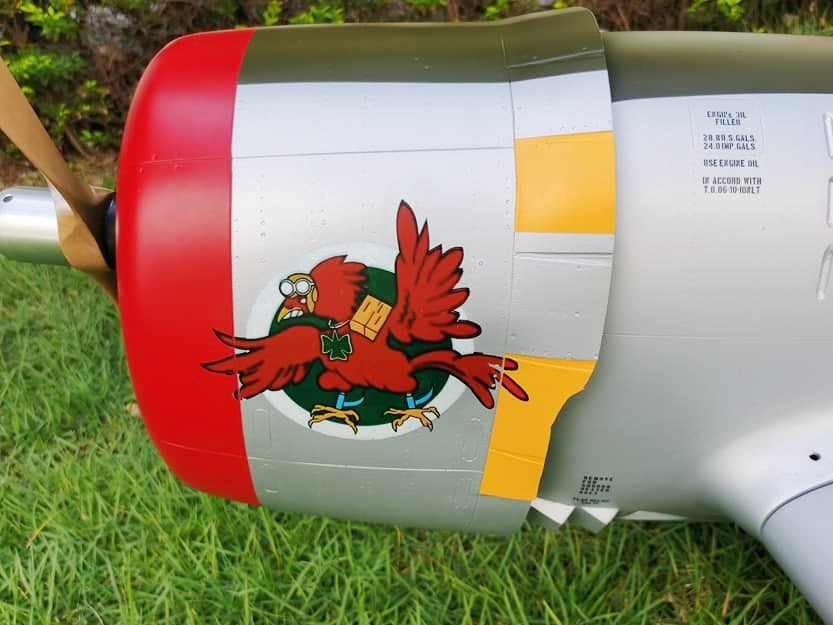 Full Composite P-47D Thunderbolt, Spw 2411mm, ARF-Set mit EZFW, Pilot-RC – Bild 5