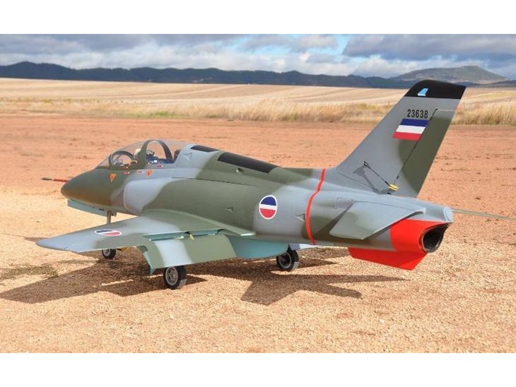 TopRC Model Super Galeb G-4 - camo - Full Composite Turbinen-Version, ARF-Set – Bild 2