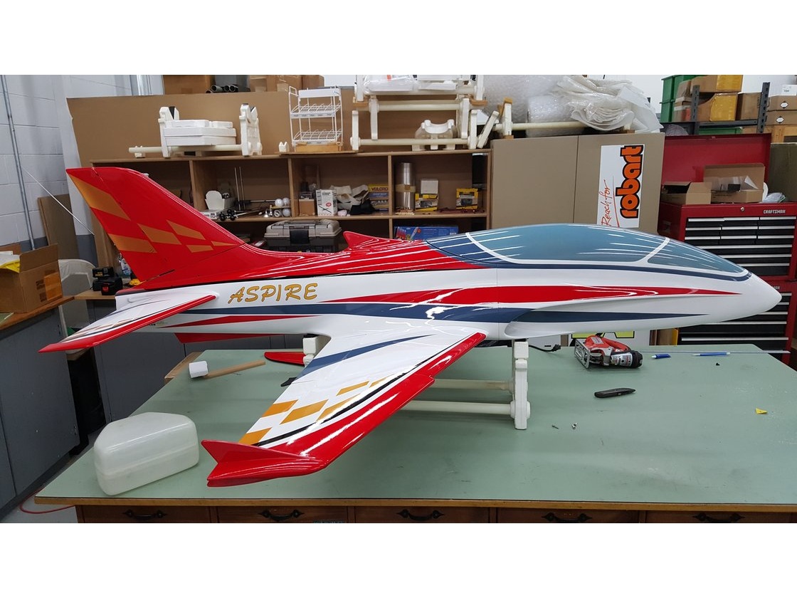 TopRC Model Aspire Sport Jet - Full Composite Turbinen-Version, ARF-Set – Bild 5