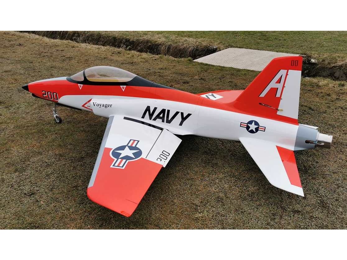 TopRC Model Voyager - Sport Jet Version 2 - Full Composite, Spw 2790mm, ARF-Set – Bild 3