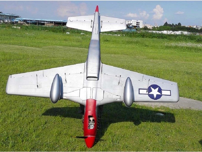 TopRC Model Mustang P-51D Blondie - Full Composite, 60ccm, Spw 2260mm, ARF-Set – Bild 3