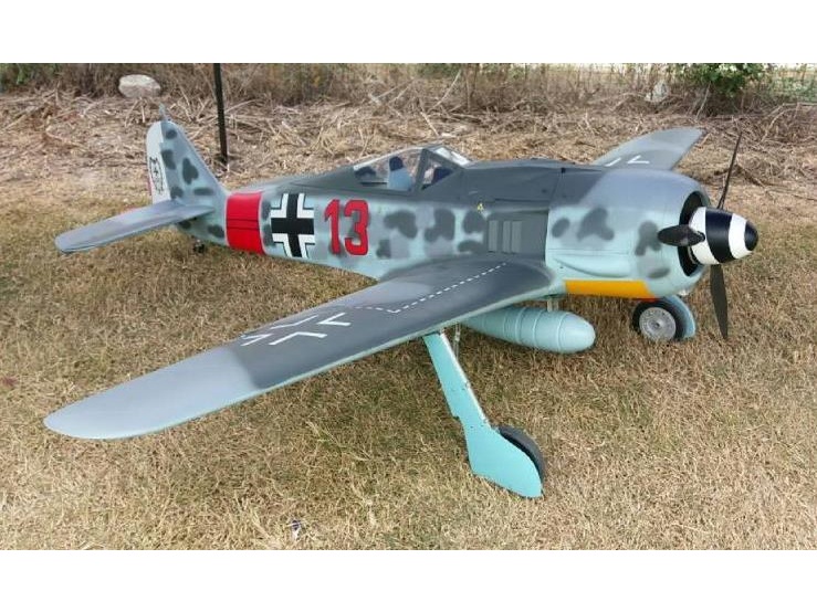 TopRC Model Focke-Wulf FW-190A-8 - Full Composite, 80ccm, Spw 2362mm, ARF-Set – Bild 4