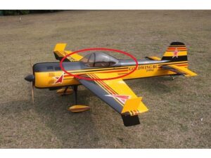 Kabinenhaube mit Rahmen zu Yak 55M 60ccm Goldwing