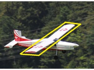 Tragflächen zu Pilatus Porter PC-6 Swiss, Spw 2720mm von VQ