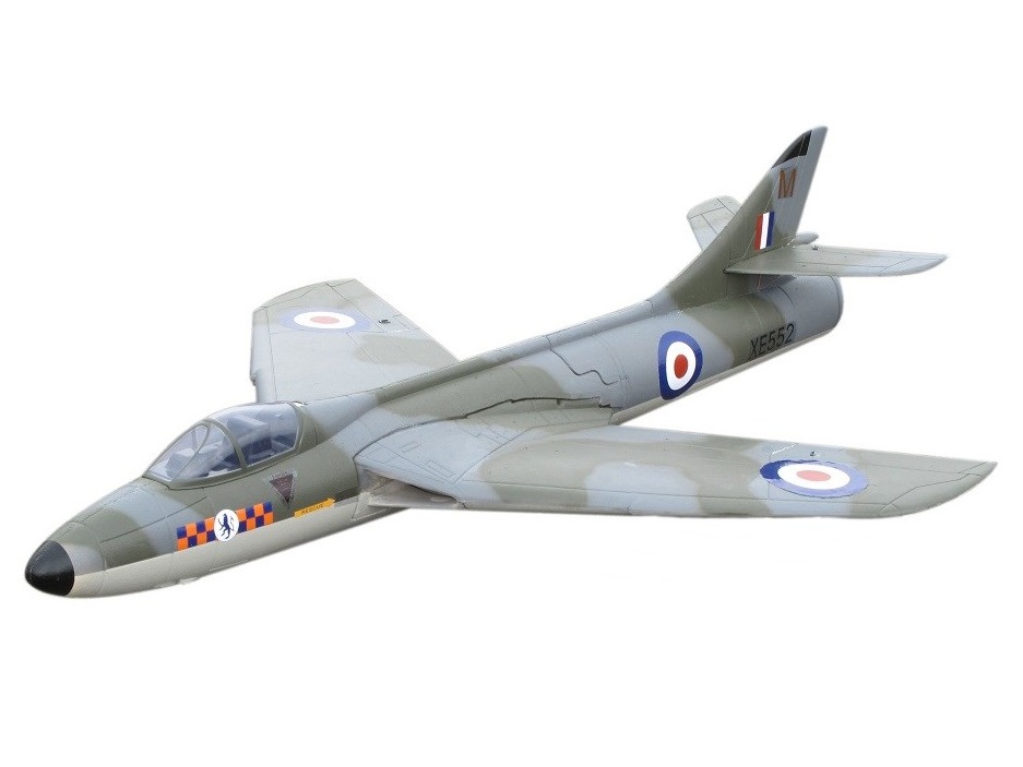 Rumpf zu Hawker Hunter Grau Impeller-Jet FlyFly – Bild 4