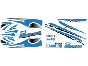 Aufkleber, blau zu Pandora, Spw 1400mm, Freewing