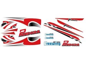 Aufkleber, rot zu Pandora, Spw 1400mm, Freewing