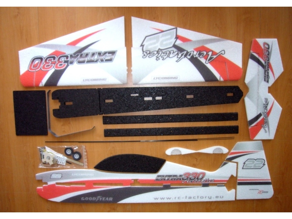 Extra 330 Aerobatics, Spw 1000mm, KIT-Version aus EPP von RC-Factory – Bild 3