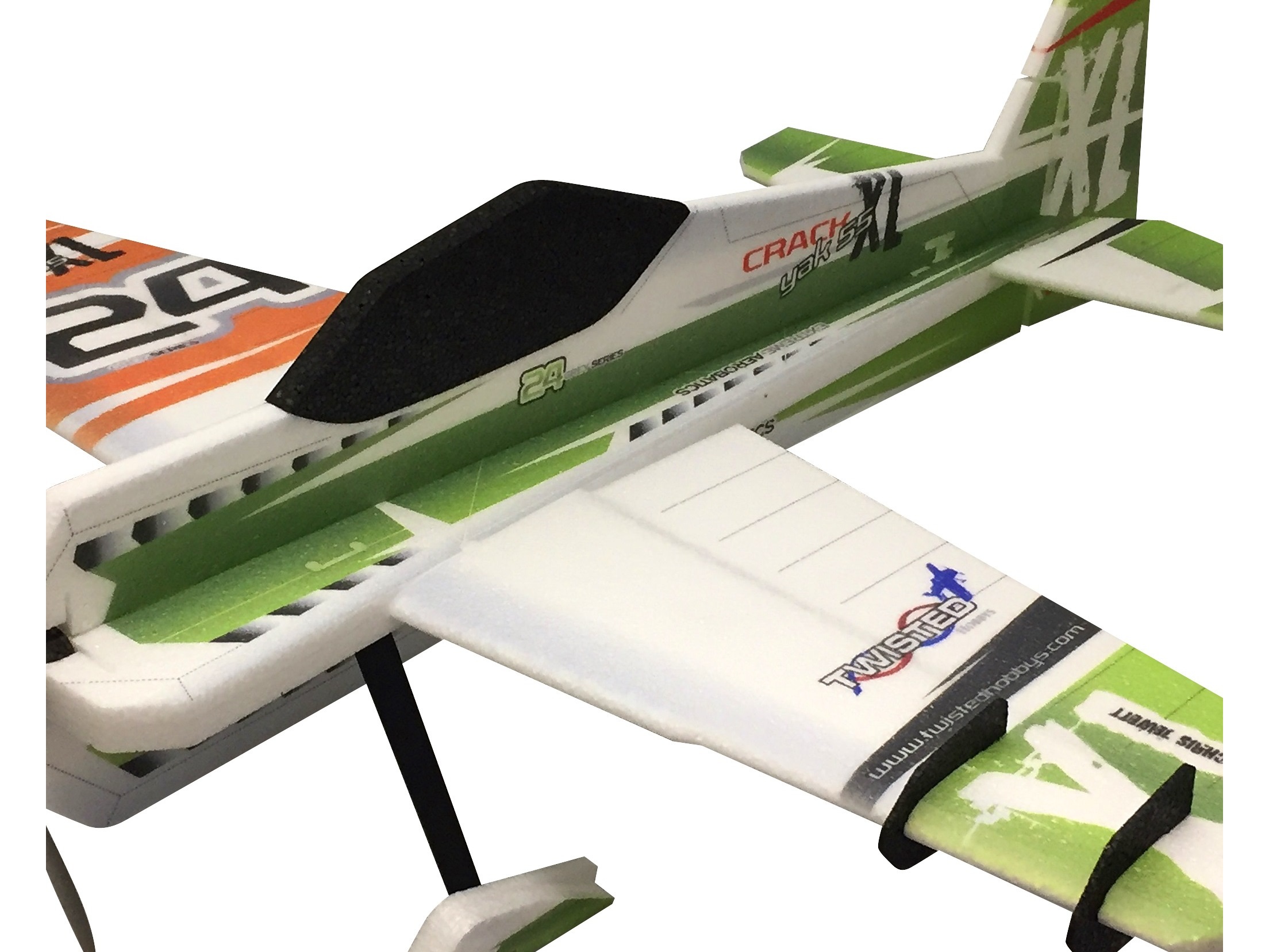Crack Yak 55 XL, Spw 1080mm, KIT-Version aus EPP von RC-Factory – Bild 2