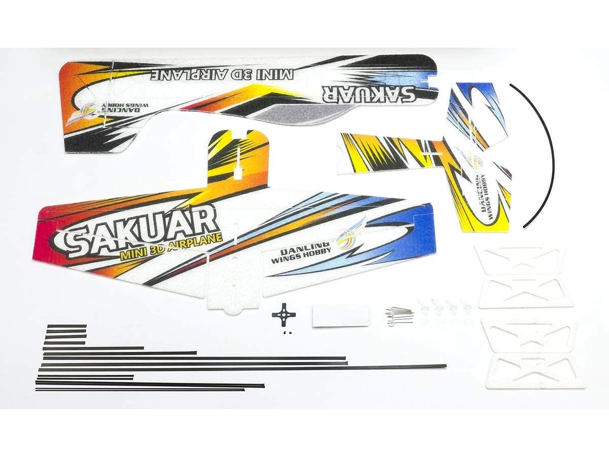 Sakura 3D, Spw 420mm, EPP Indoormodell, PNP-Bausatz von DW-Hobby – Bild 5