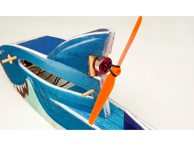 Mini Shark, Spw 1000mm, EPP, KIT-Bausatz mit Motor von DW-Hobby – Bild 4