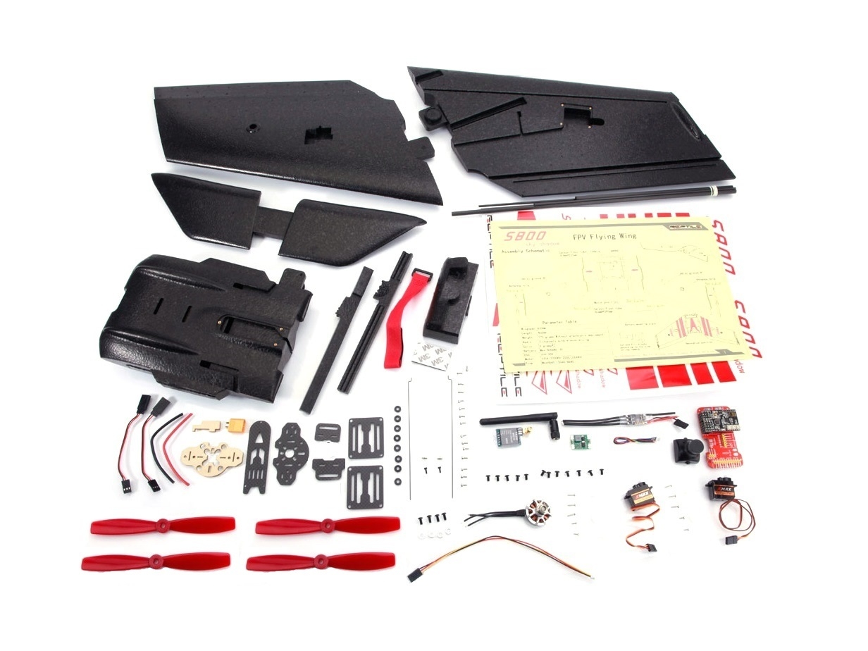 FPV S800 Delta Sky Shadow/Nurflügler V2, Spw 820mm, PNP-Bausatz – Bild 4