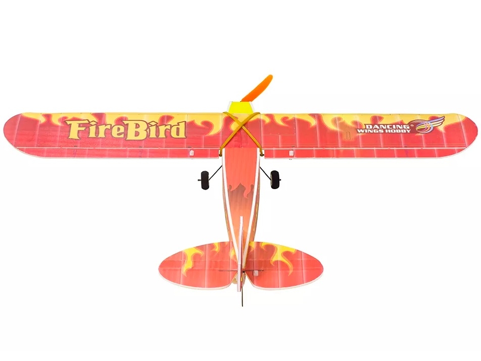 Piper J3 FireBird, Spw 600mm, PNP-Bausatz aus PP Foam von DW-Hobby – Bild 3