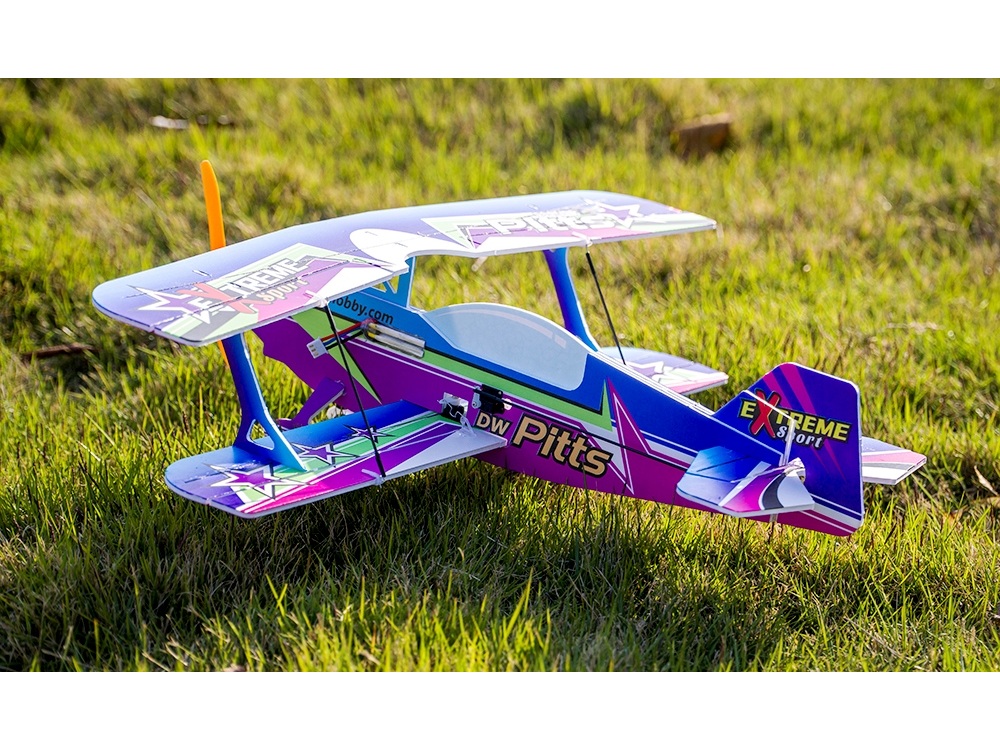 Pitts eXtreme, Spw 450mm, S-FHSS BNF-Bausatz aus PP Foam, DW-Hobby – Bild 2
