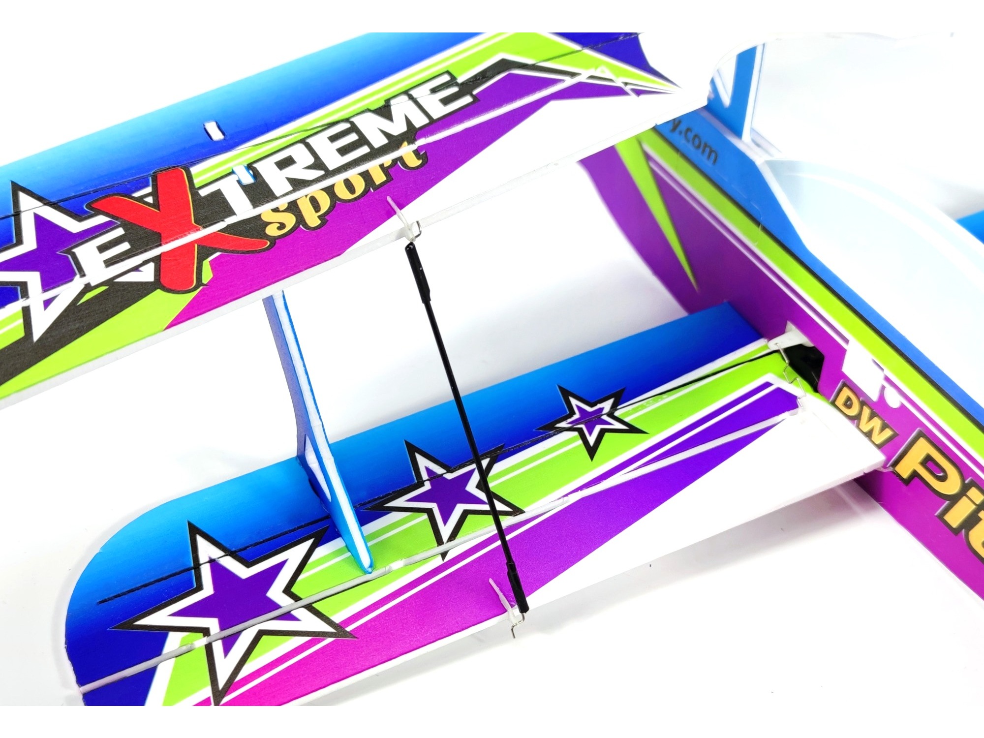 Pitts eXtreme, Spw 450mm, S-FHSS BNF-Bausatz aus PP Foam, DW-Hobby – Bild 5