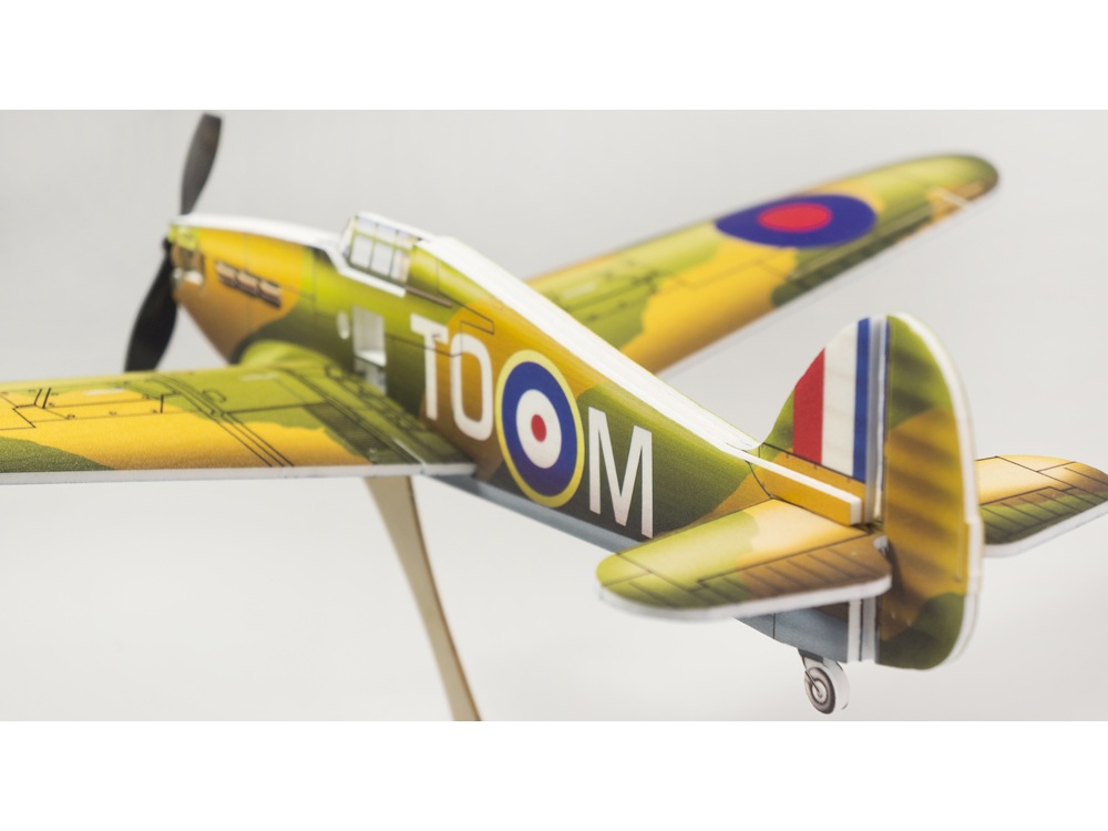 Hurricane MK.I, Spw 420mm, PNP-Bausatz aus PP Foam von DW-Hobby – Bild 3