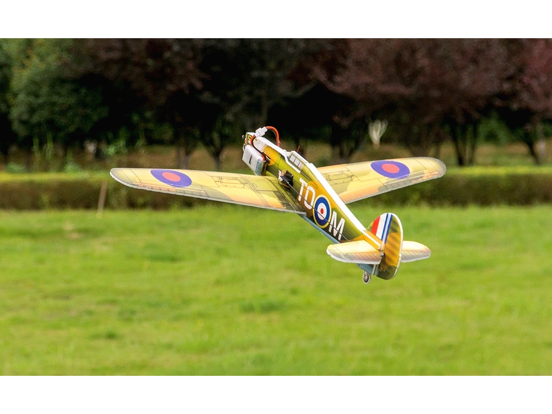 Hurricane MK.I, Spw 420mm, PNP-Bausatz aus PP Foam von DW-Hobby – Bild 5